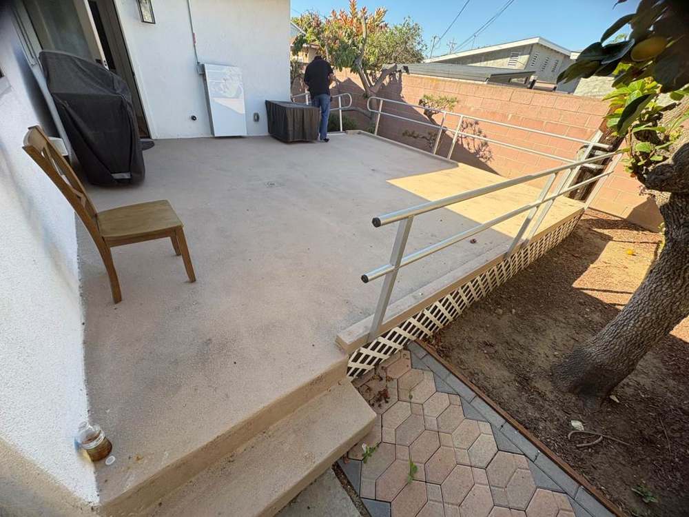 Photo 32 · Laundry utilities and exterior deck